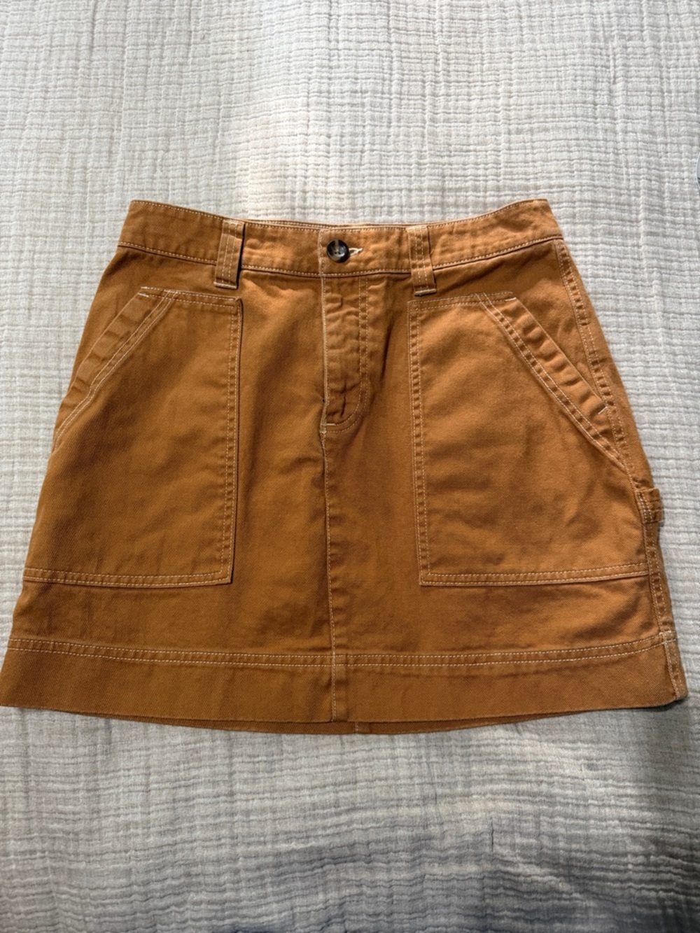 Old Navy Mini Cargo Skirt in Rust